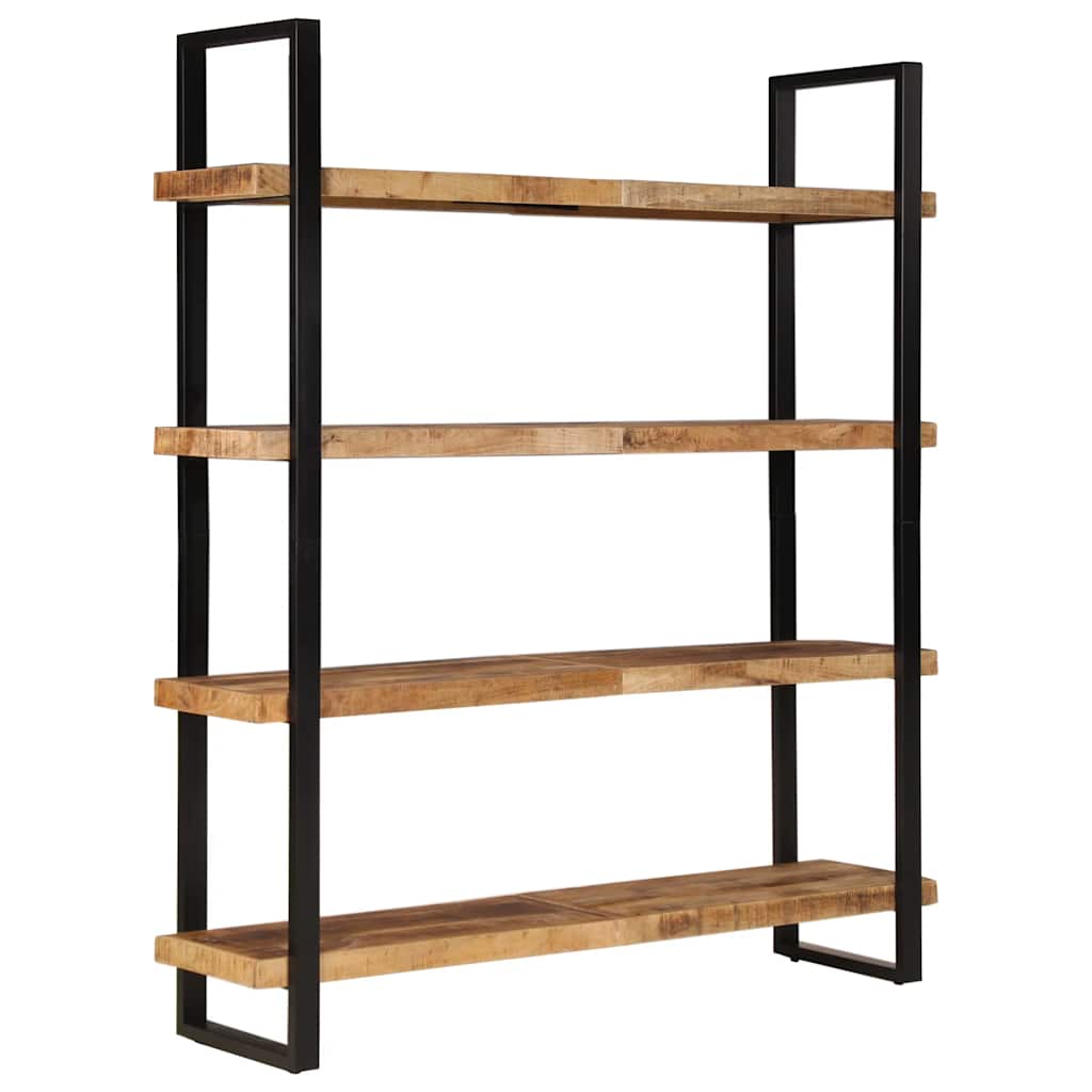 Bücherregal mit 4 Böden 80x40x180 cm Altholz Massiv