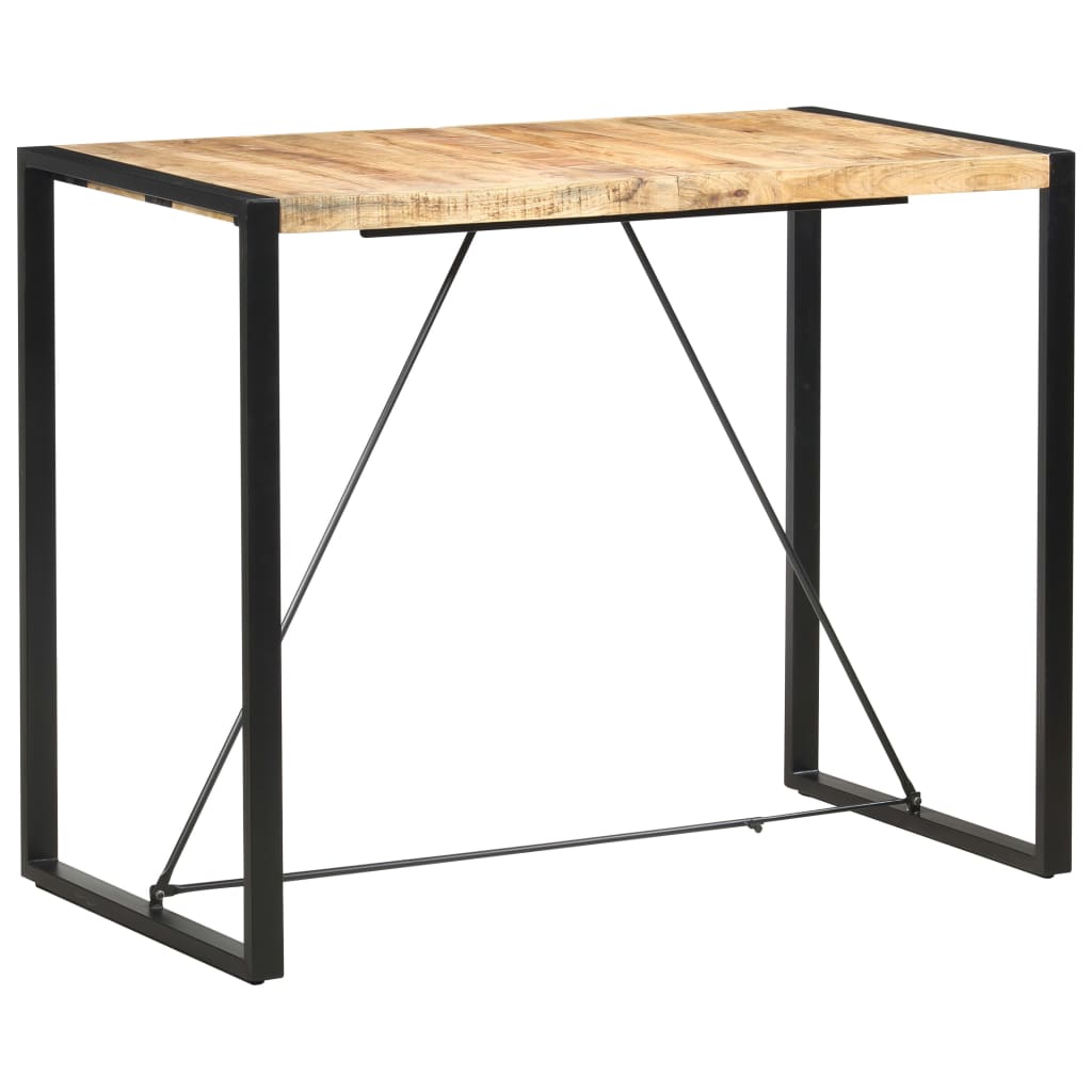 Bartisch 110 x 60 x 110 cm Massivholz Mango