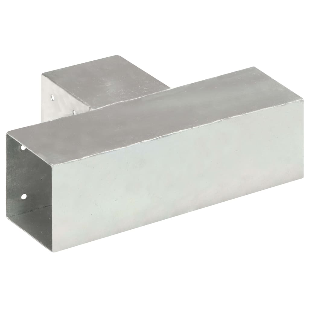 Pfostenverbinder L-Form Verzinktes Metall 71 x 71 mm