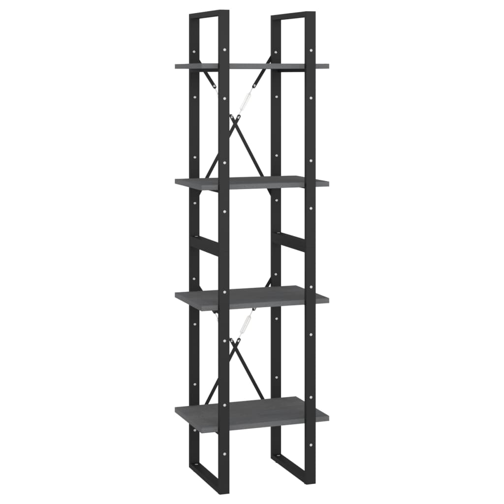 Bücherregal 2 Fächer Weiß 40x30x70 cm Holzwerkstoff