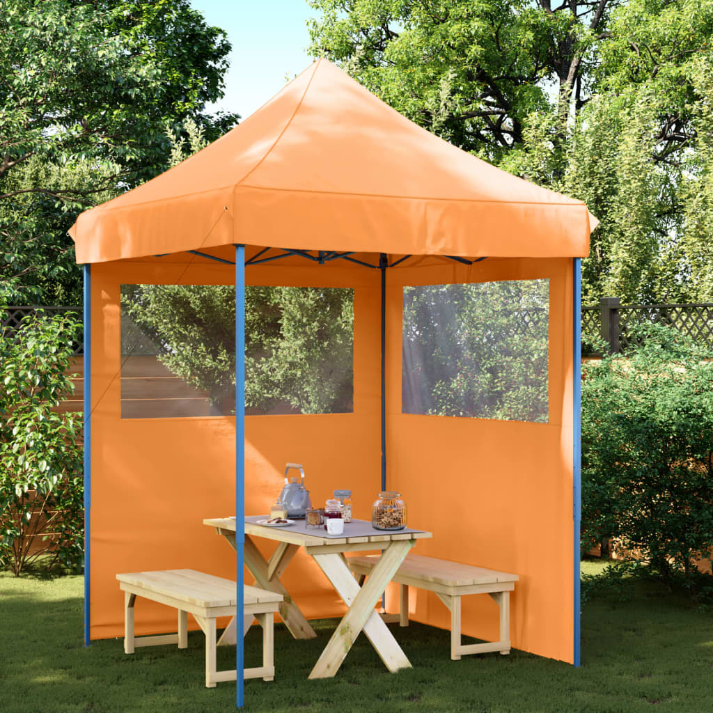 Partyzelt Faltbar Pop-Up Schwarz 200x200x306 cm