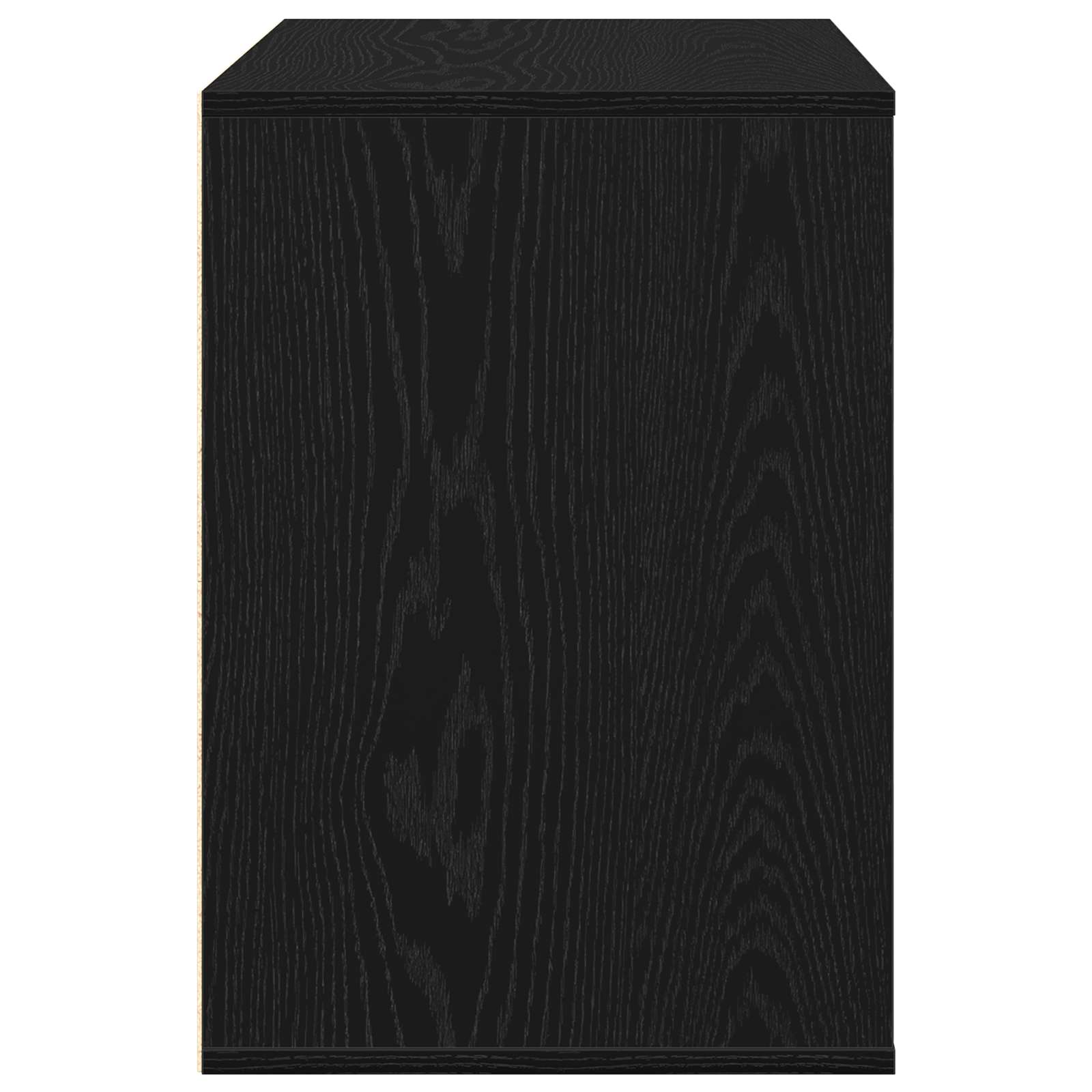 Schubladenschrank Schwarz Eichen-Optik 41 x 40 x 58 cm