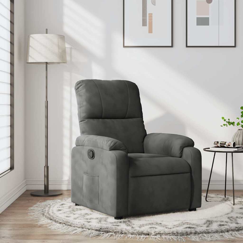 Relaxsessel Elektrisch Braun Mikrofasergewebe