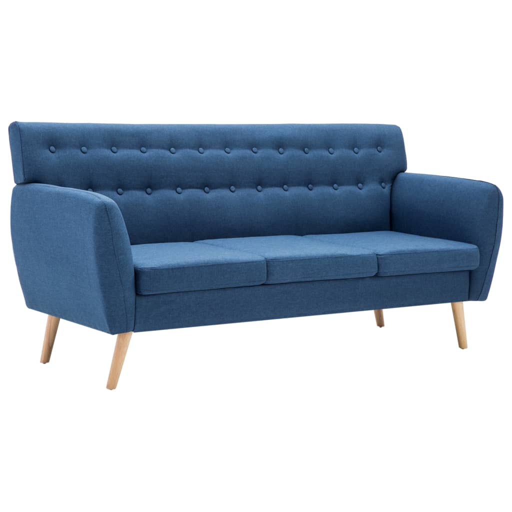 3-Sitzer-Sofa Stoff 172x70x82 cm Dunkelgrau