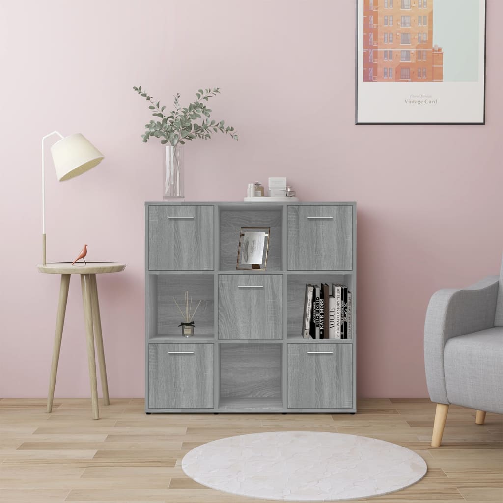 Bücherregal Weiß 90x30x90 cm Holzwerkstoff