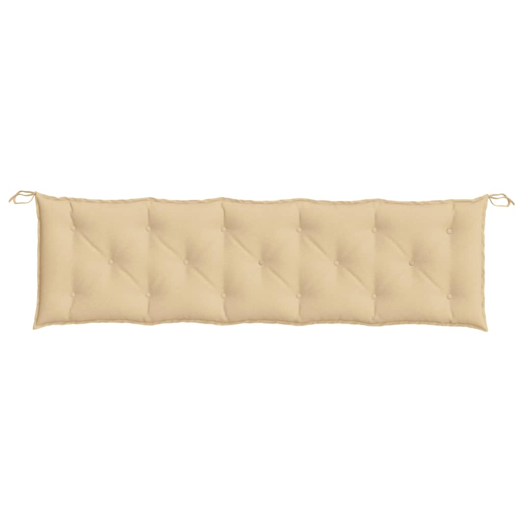 Gartenbank-Auflage Melange Anthrazit 100x50x7 cm Stoff