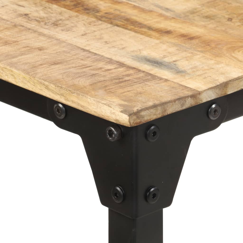 Esstisch 140x70x76 cm Raues Mangoholz