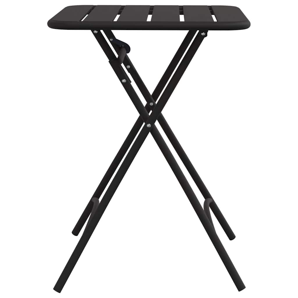 Bistrotisch Weiß 55 x 55 x 72,5 cm Pulverbeschichteter Stahl
