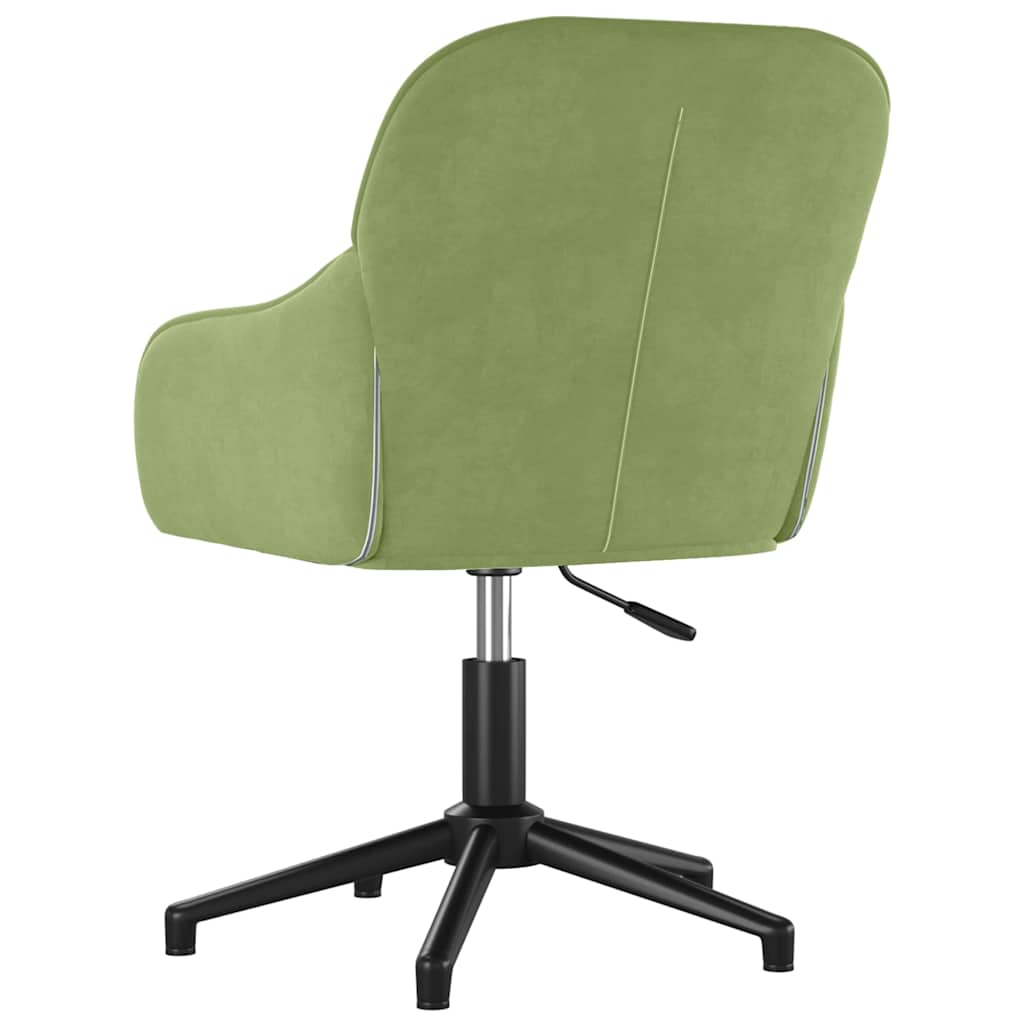 Bürostuhl Drehbar Blau Samt