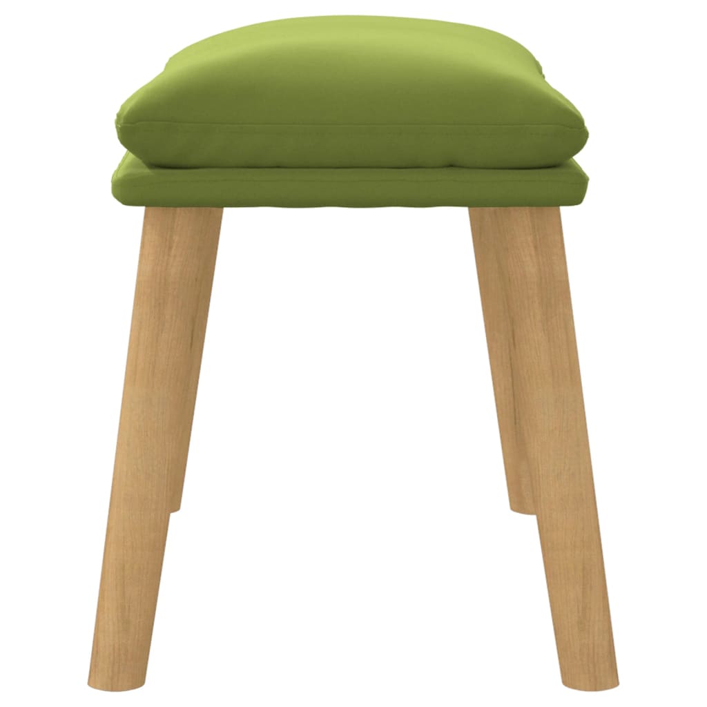 Fußhocker Hellgrau 45x29,5x35 cm Samt