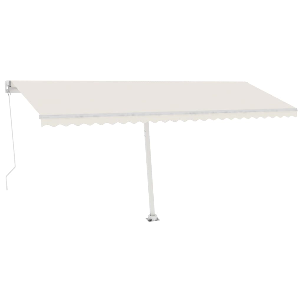 Standmarkise Manuell Einziehbar 300x250 cm Creme