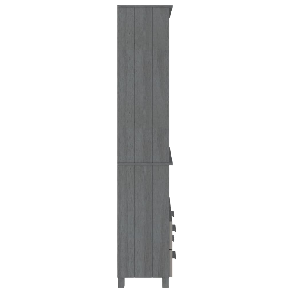 Highboard HAMAR Massivholz Kiefer Honigbraun