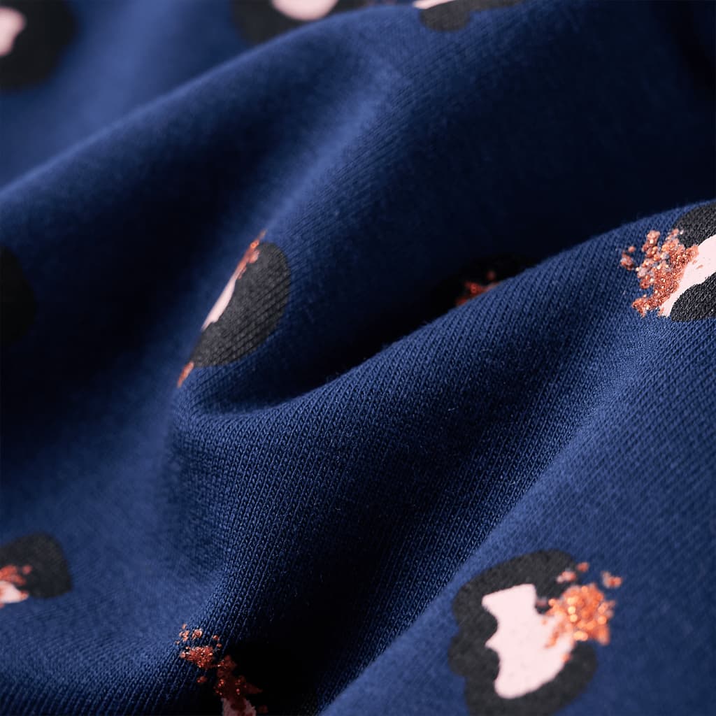 Kinder-Kapuzenpullover Marineblau 104