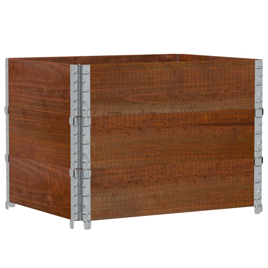 Pflanzkasten Grau 150x100 cm Massivholz Kiefer