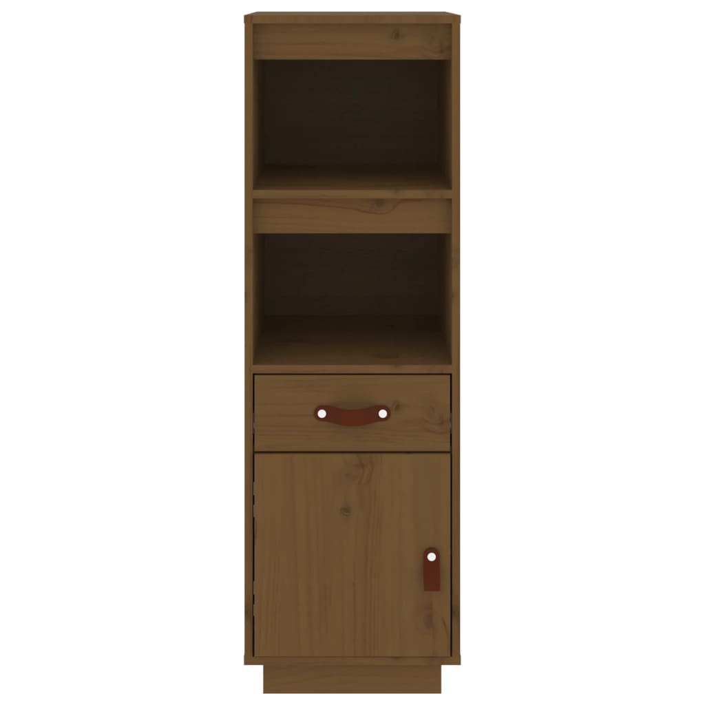 Highboard 34x40x108,5 cm Massivholz Kiefer