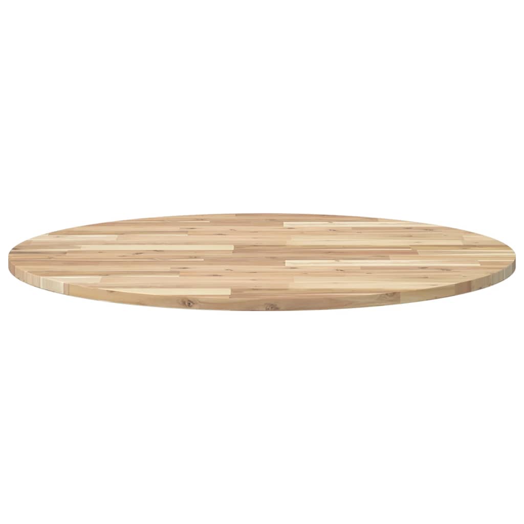 Tischplatte Rund Ø40x2 cm Massivholz Akazie