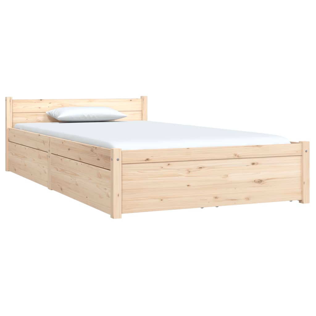 Bett mit Schubladen 75x190 cm