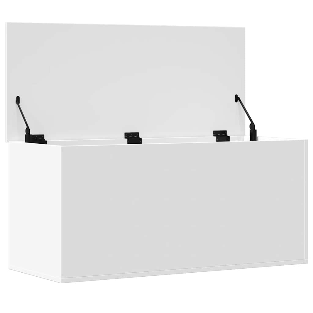 Aufbewahrungstruhe Weiß 84x42x46 cm Holzwerkstoff