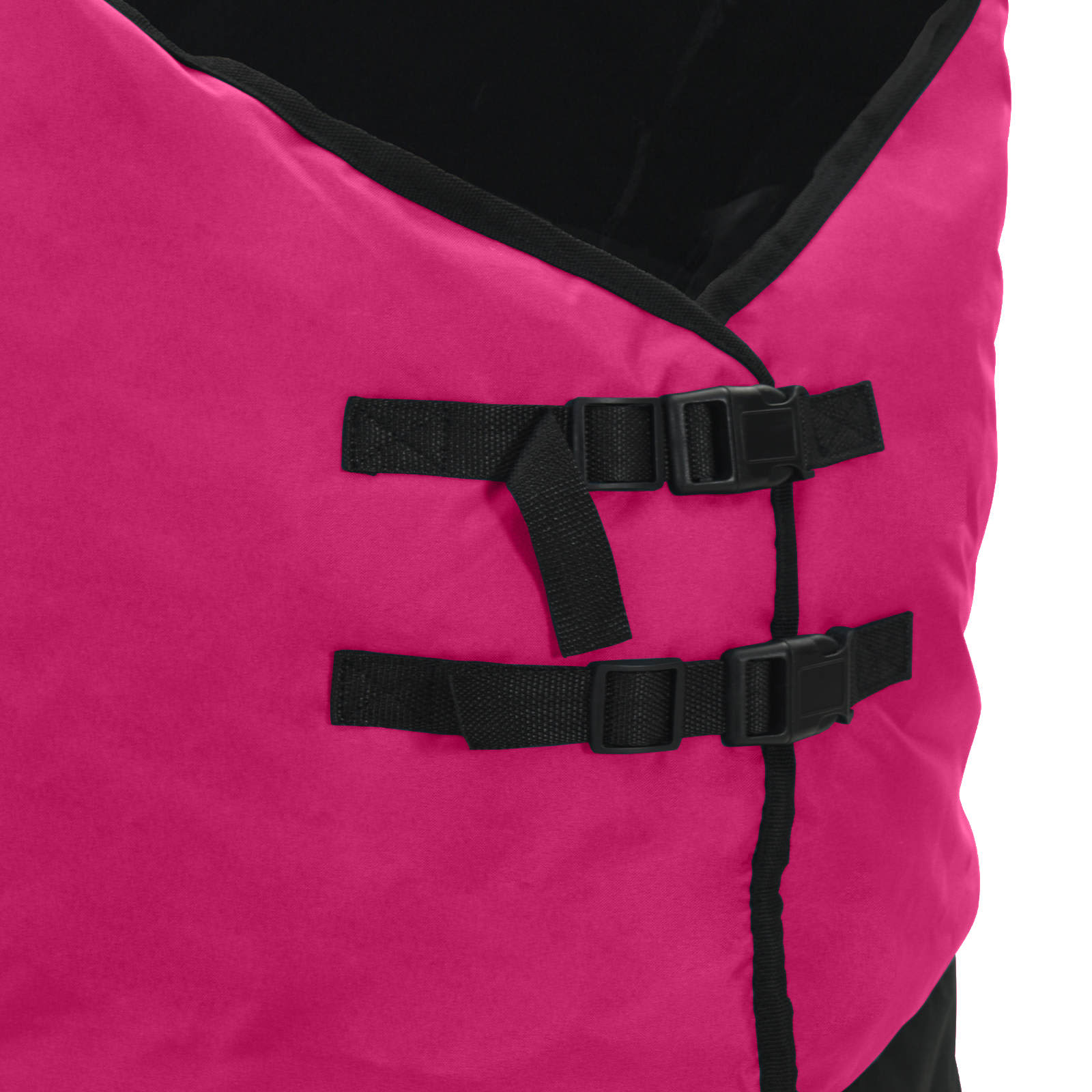 Pferdedecke Dunkelgrün und Schwarz 75 cm Polyester