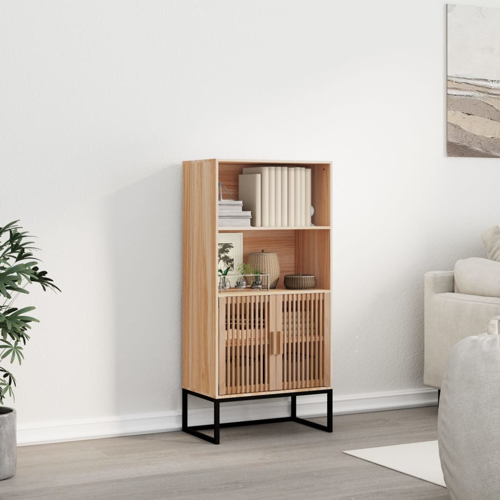 Highboard Weiß 60x35x125 cm Holzwerkstoff