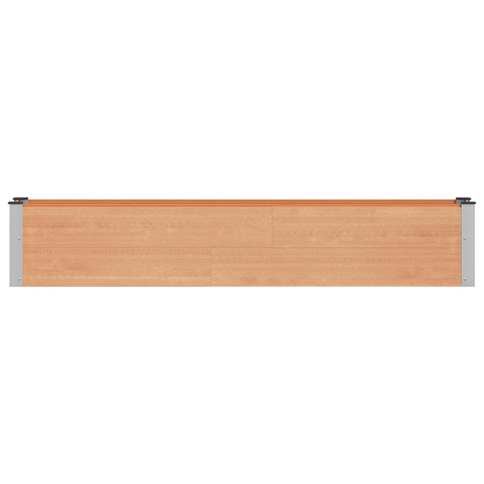 Garten-Hochbeet 200x50x54 cm WPC Grau