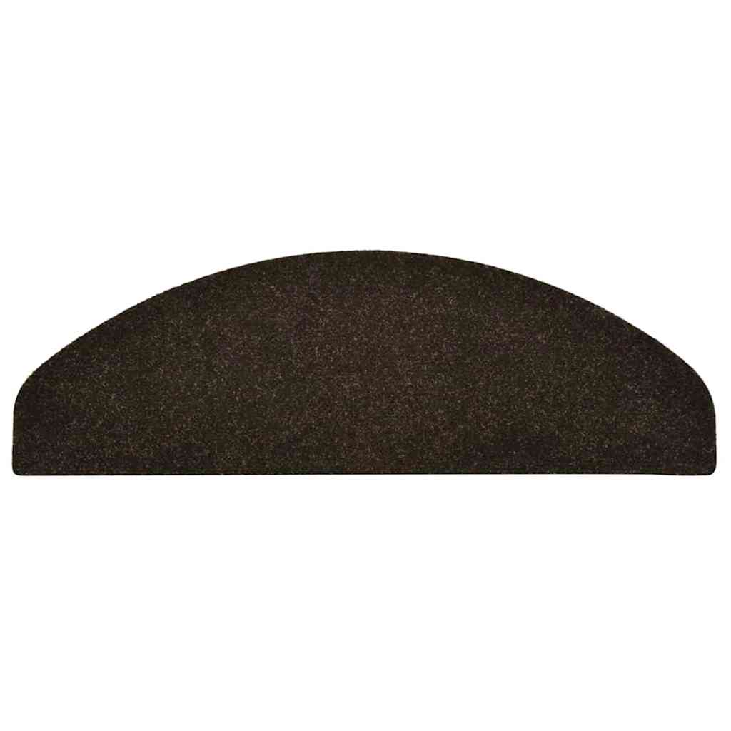 Stufenmatten Selbstklebend 15 Stk. 56x17x3 cm Hellbraun Halbrund