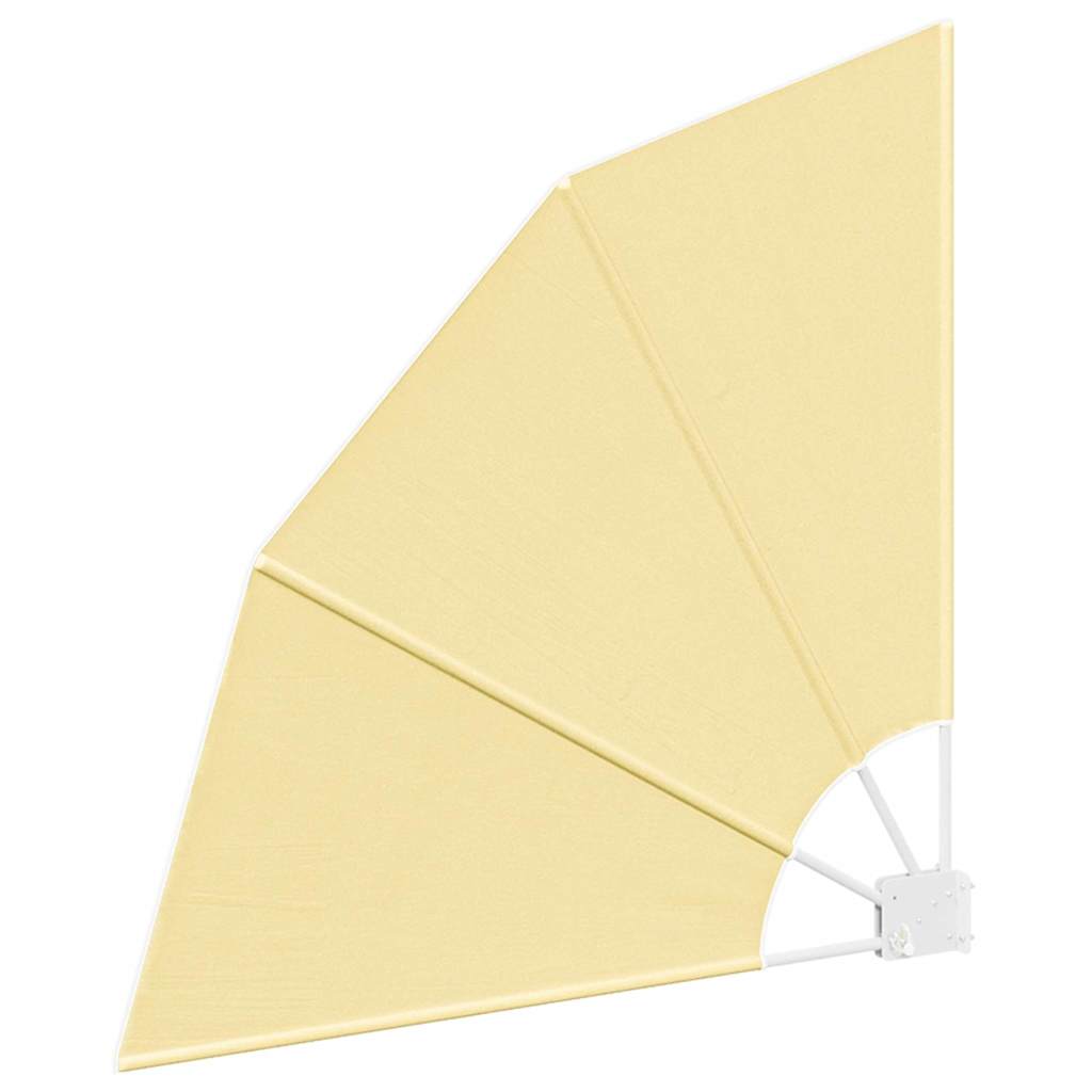 Faltbarer Balkonfächer Grau 210×210 cm