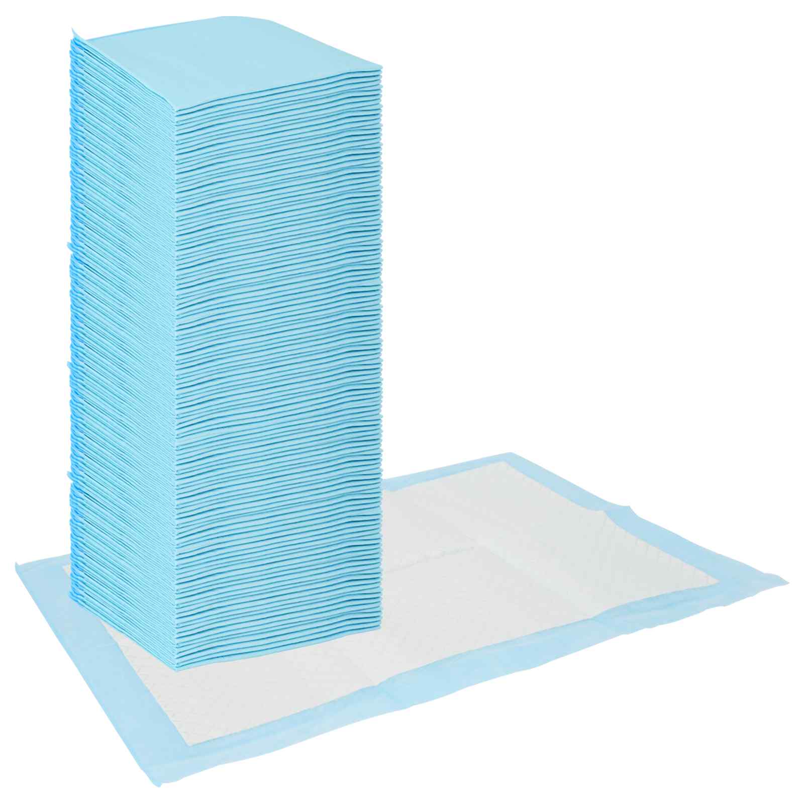 Vliesstoff Haustier Trainingspad 50 pcs Blau und Weiß