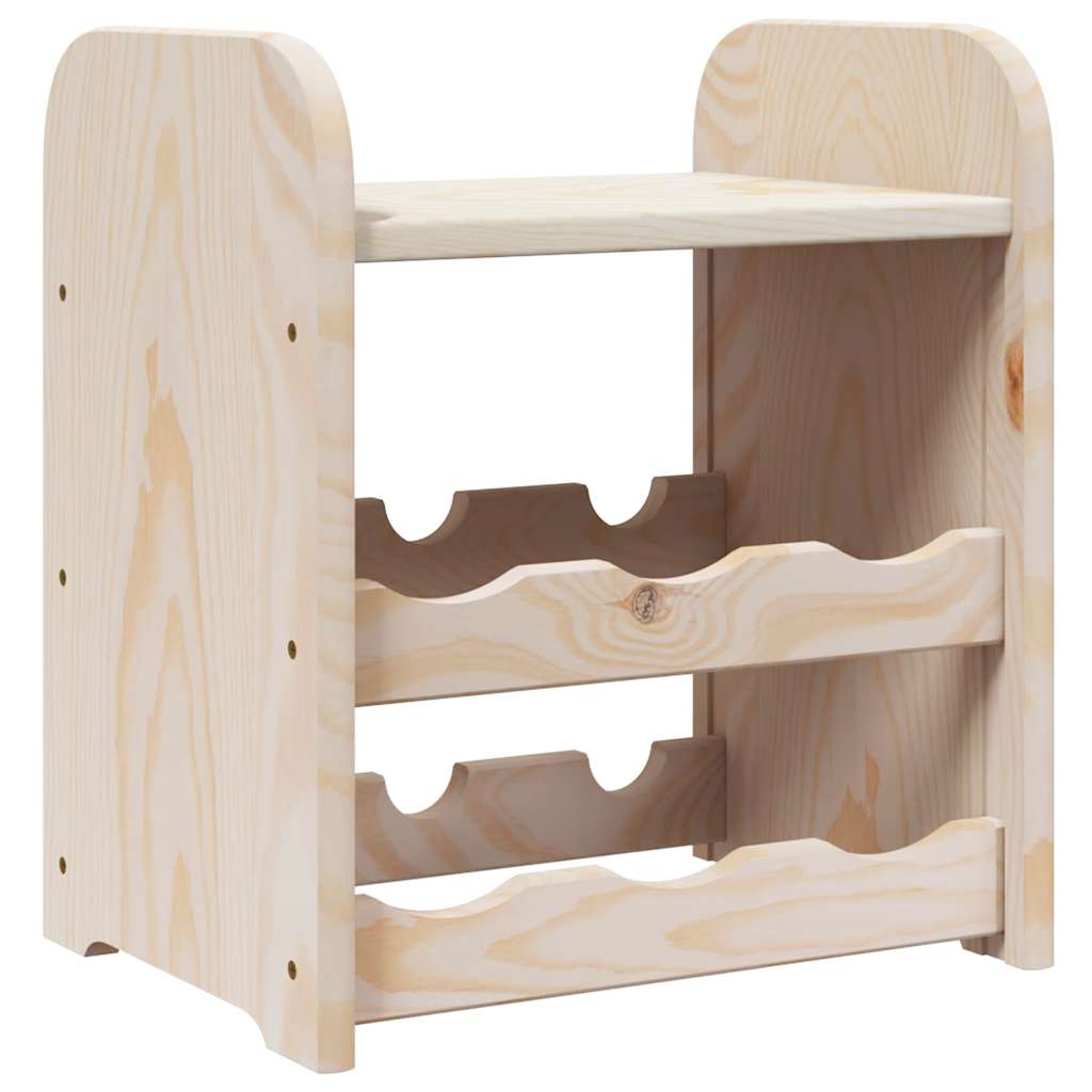 Weinregal 33x25x37 cm Massivholz Kiefer
