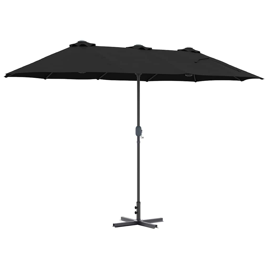 Garten-Sonnenschirm Sand 370 x 197 x 239 cm