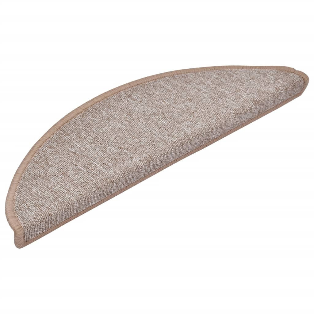 Stufenmatten 15 Stk. 56x17x3 cm Anthrazit Halbrund
