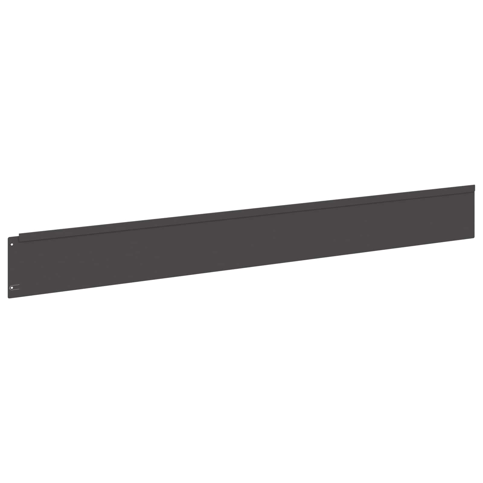 Raseneinfassung 10 pcs 100 x 12 cm Stahl Anthrazit