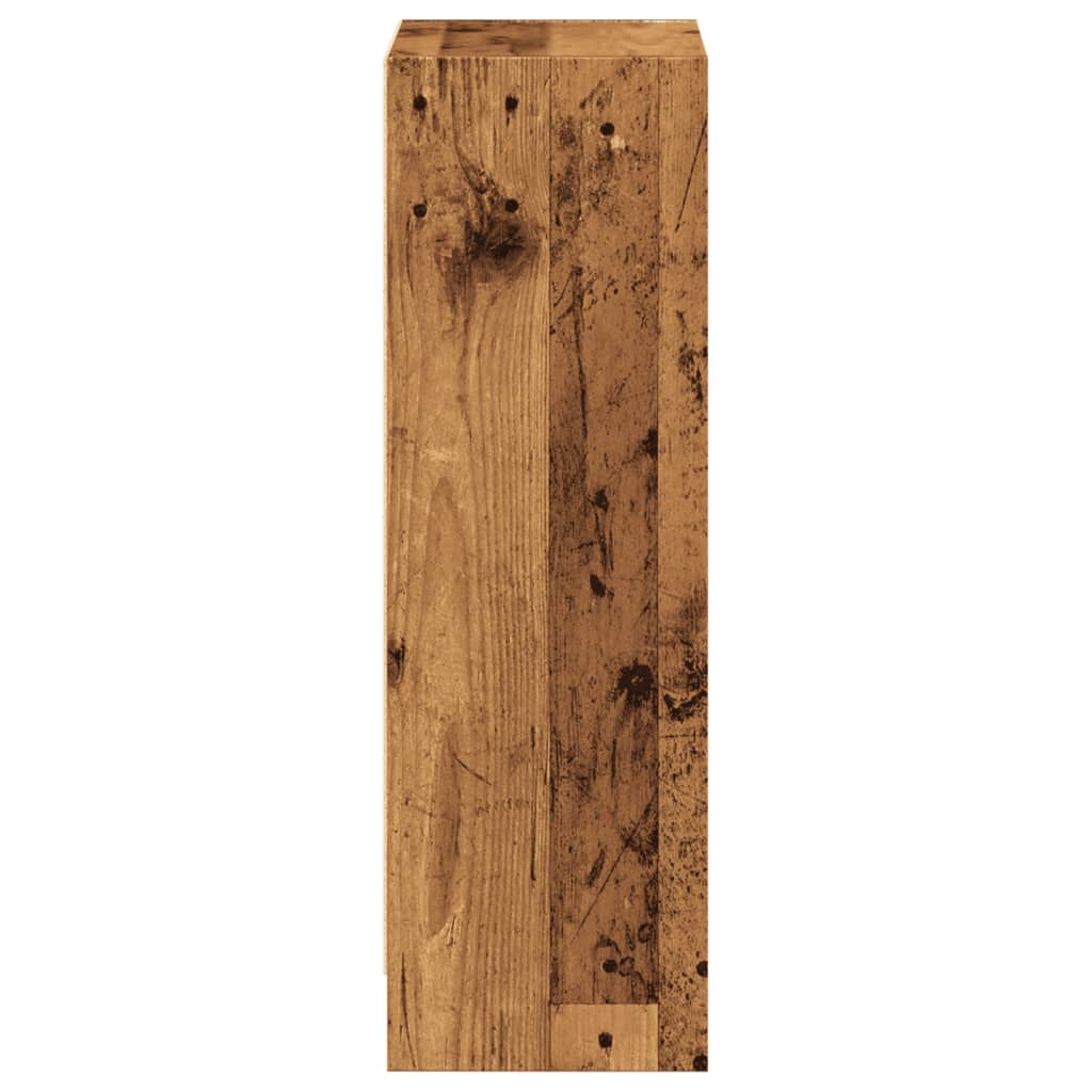 Bücherregal Weiß 40x24x75 cm Holzwerkstoff