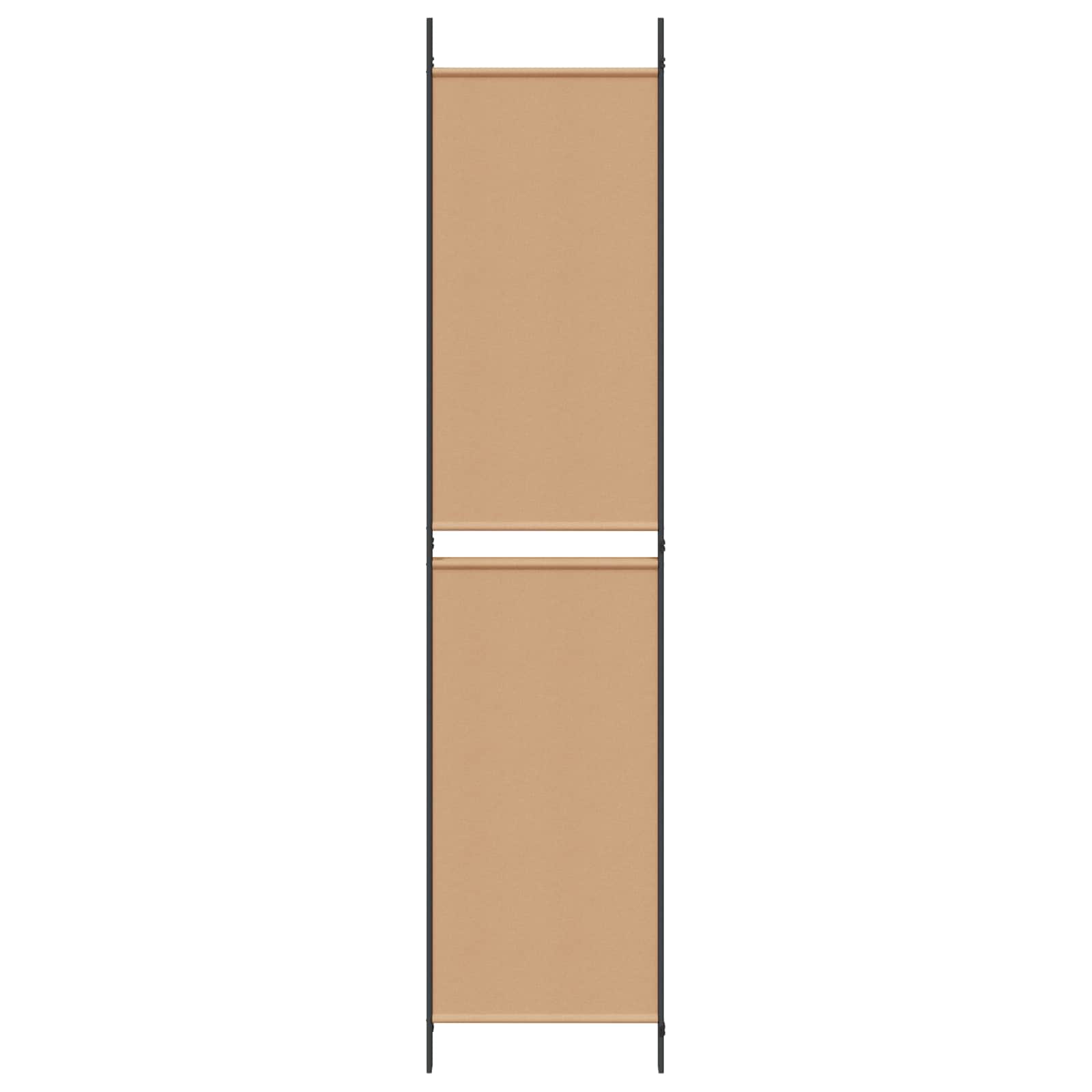 3-teiliger Raumteiler Beige 150 x 180 cm Stoff