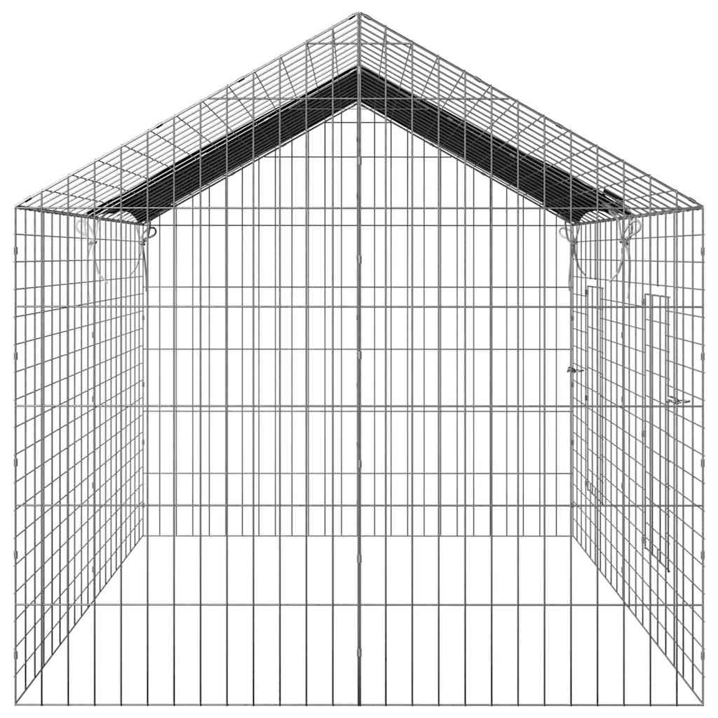 Hasenkäfig Silber 100 x 78 x 78 cm Verzinkter Stahl