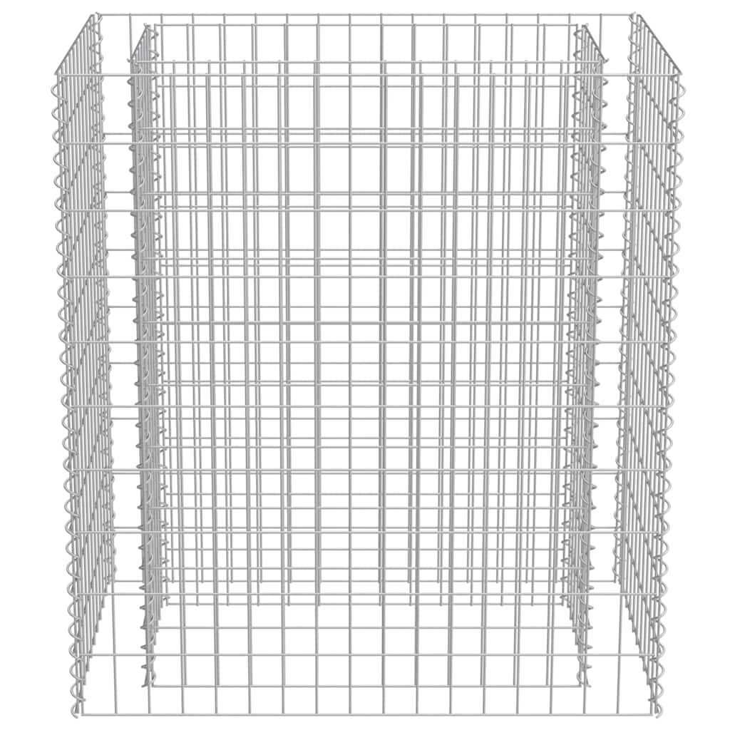 Gabionen-Hochbeet Verzinkter Stahl 450×90×100 cm