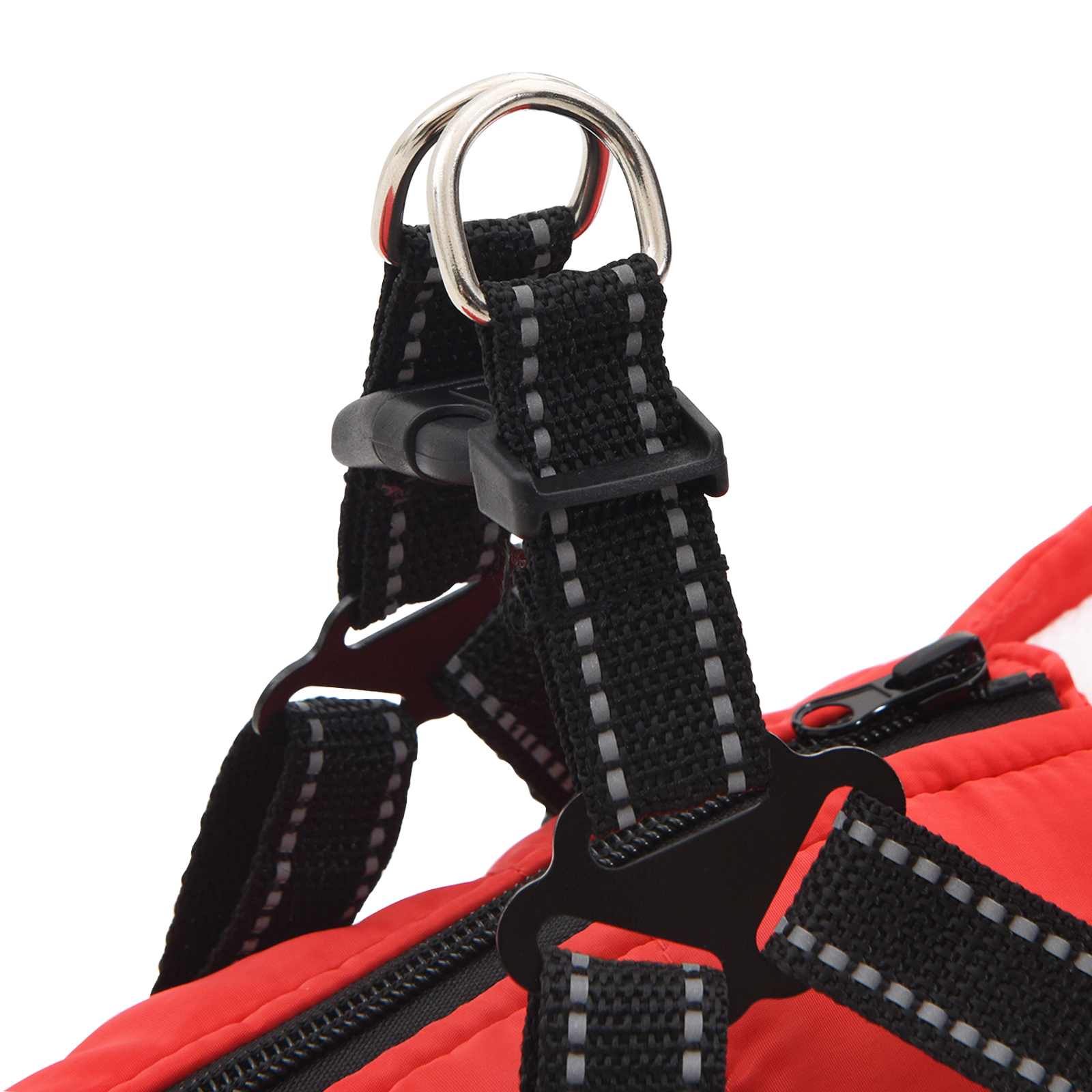 Hundemantel Rot L24 Fleece und Polyester