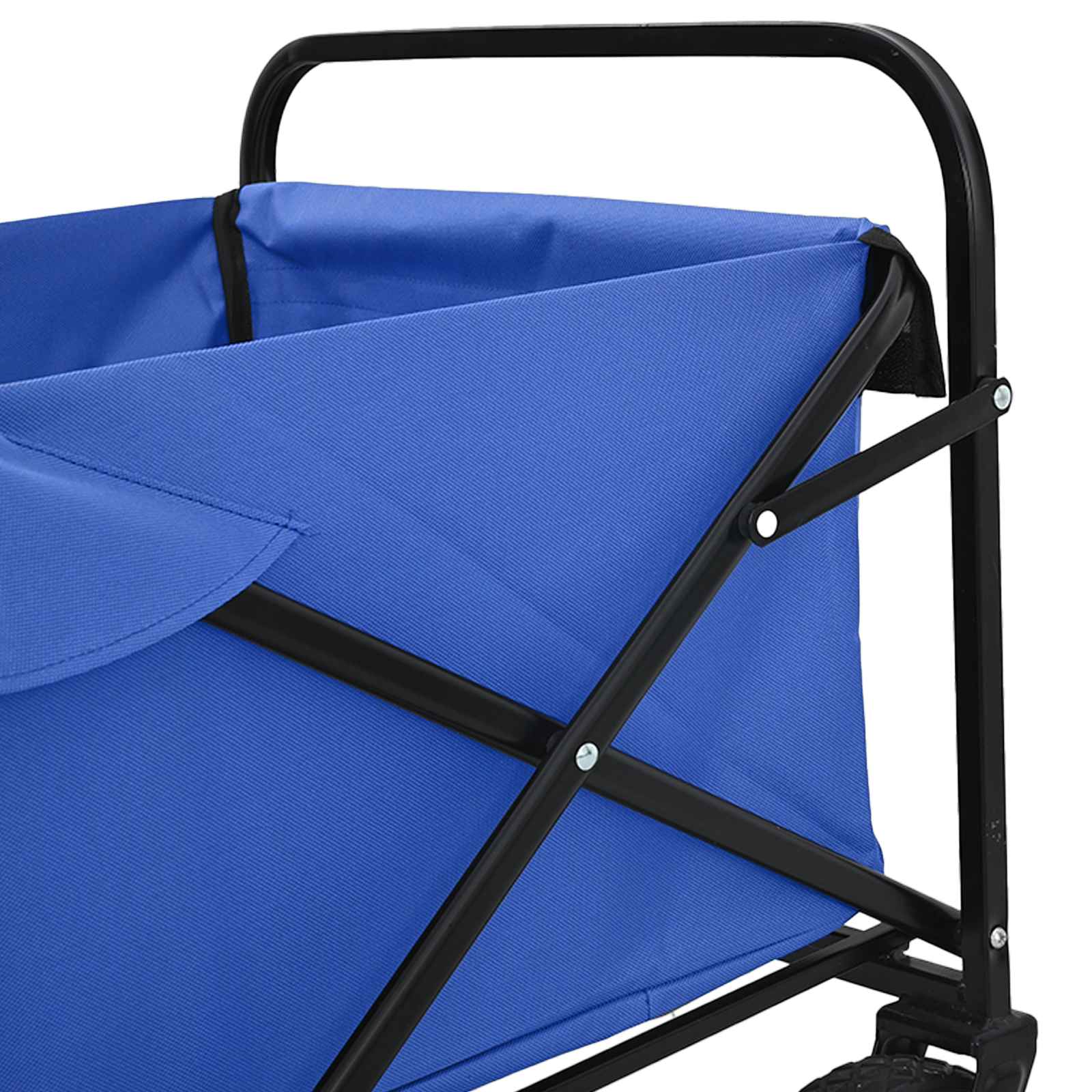 Klapp-Handwagen Grau 94 x 53 x 99 cm Oxford-Stoff