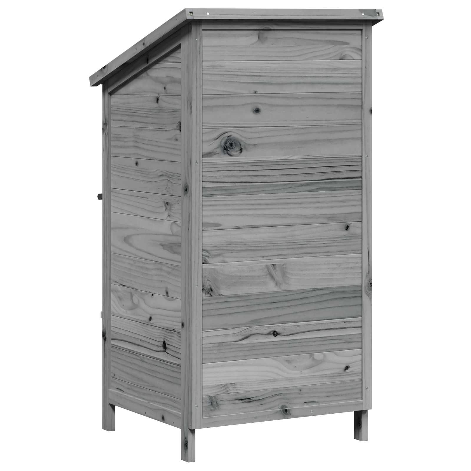 Gartenschuppen Natur 59 x 56 x 113,5 cm Massivholz aus Fichte