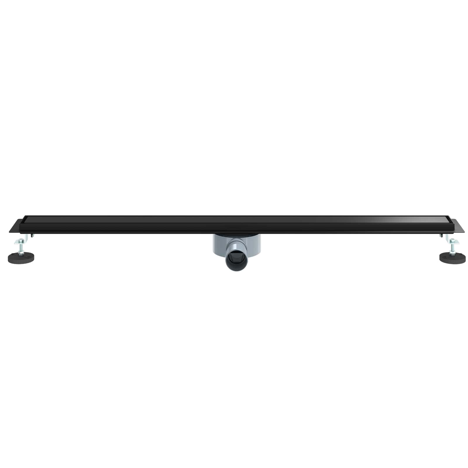 Duschablauf 2-in-1 mit 360° Siphon Silber 54 x 11 x 9,5 cm
