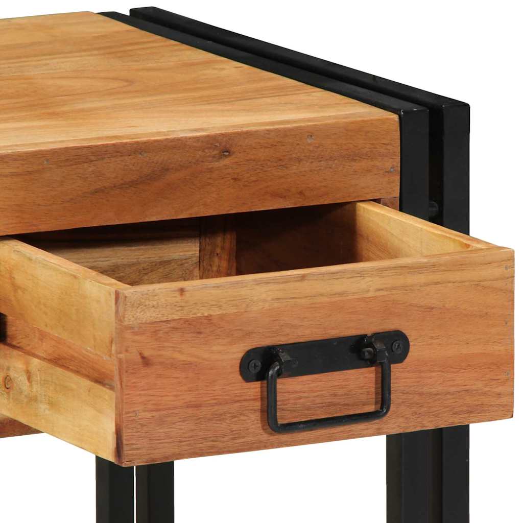 Nachttisch 40 x 35 x 50 cm Massives upgecyceltes Holz