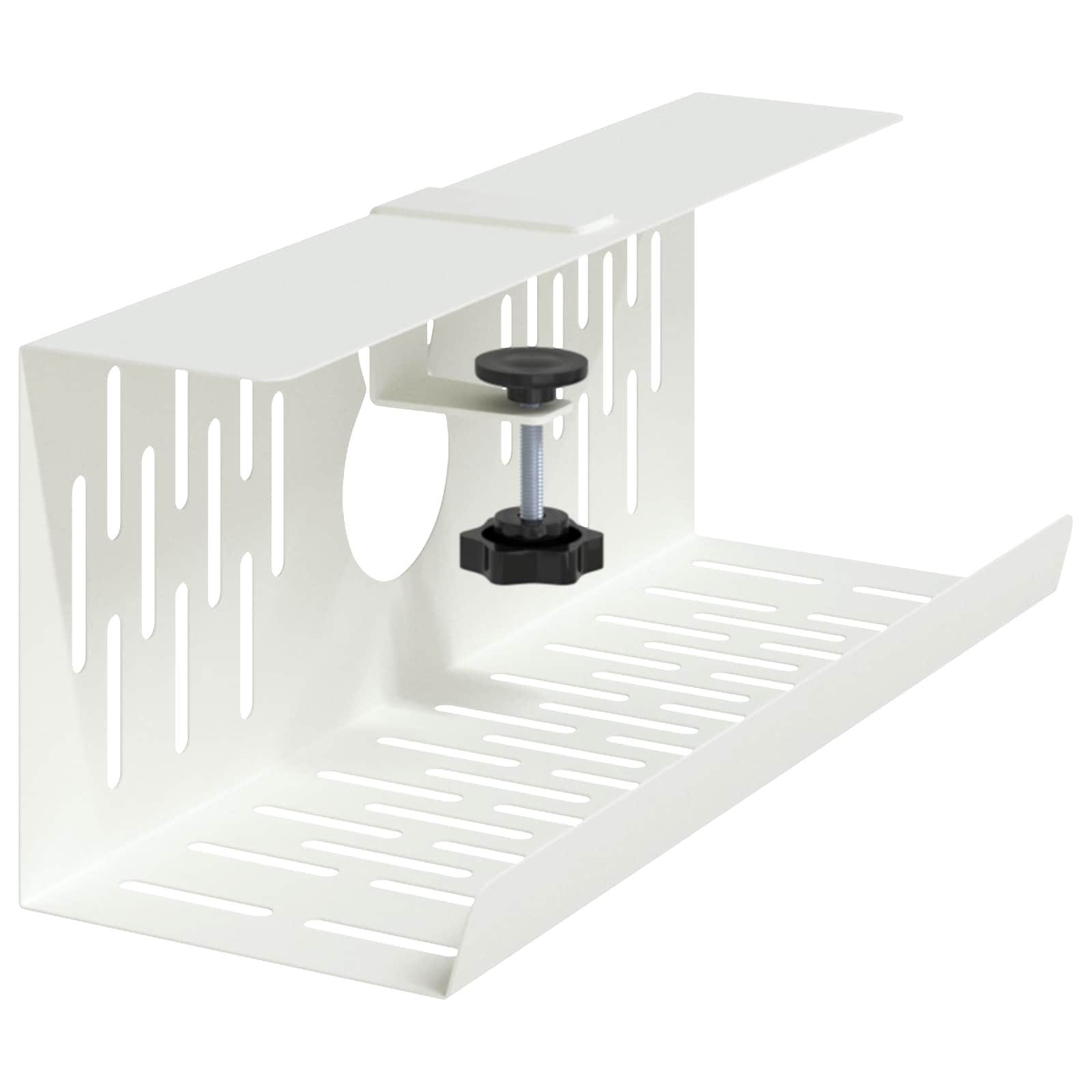 Unter dem Schreibtisch Kabelmanagement Tray 2 Stk. Anthrazit