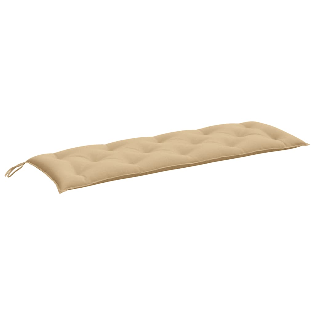 Gartenbank-Auflage Melange Anthrazit 100x50x7 cm Stoff
