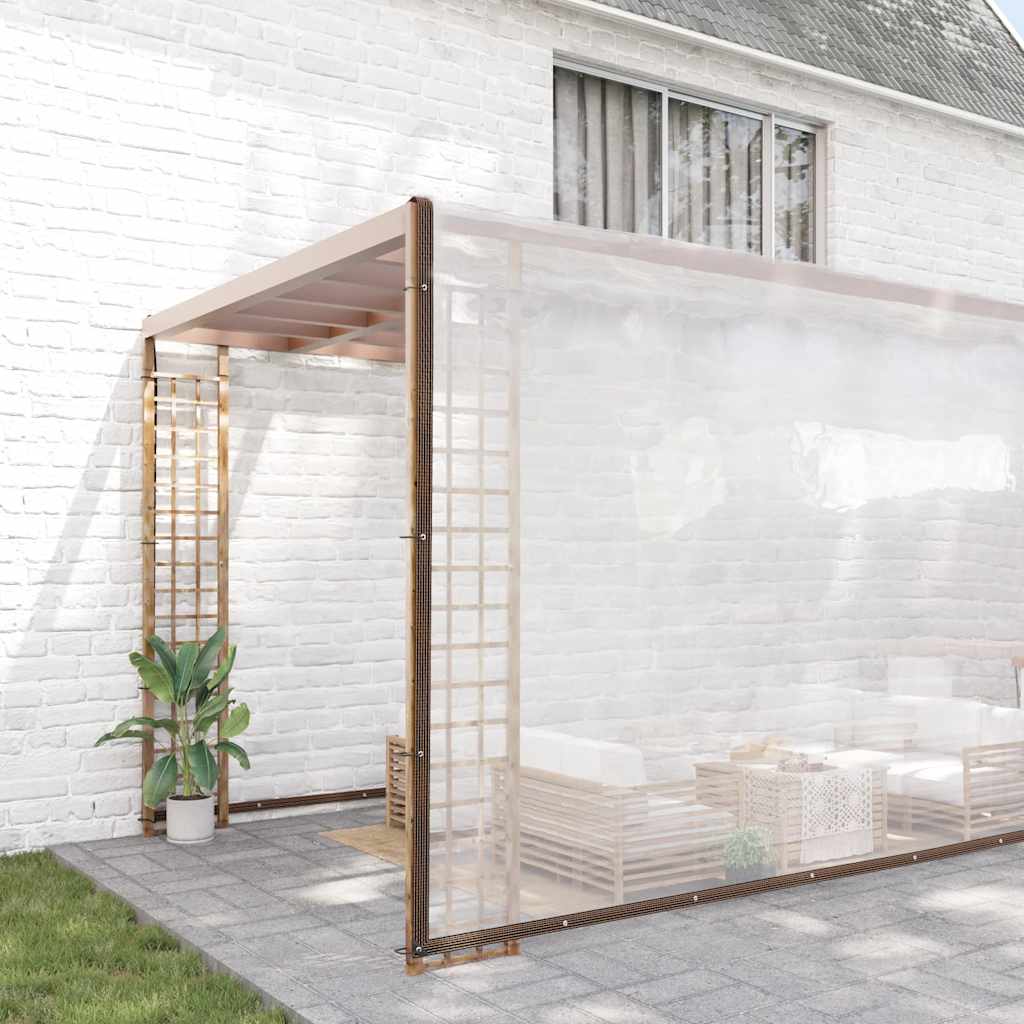 Transparente Plane mit Ösen 1x2 m Polyethylen