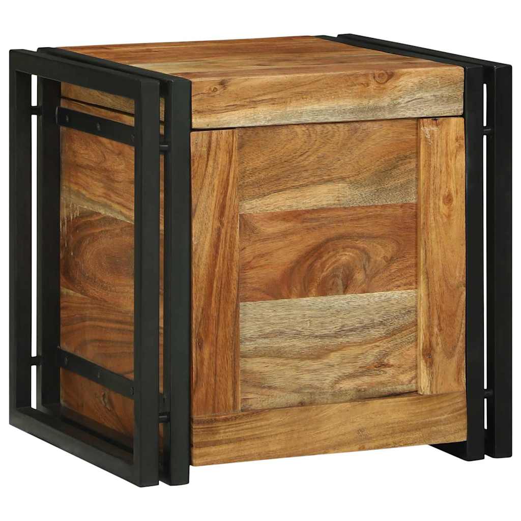Aufbewahrungsbox 50 x 50 x 50 cm Massives upgecyceltes Holz