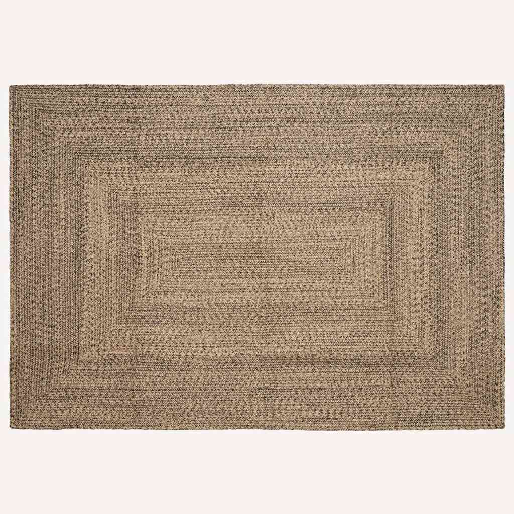 Bereichsteppiche Natürlich und Weiß 60 x 110 cm Jute