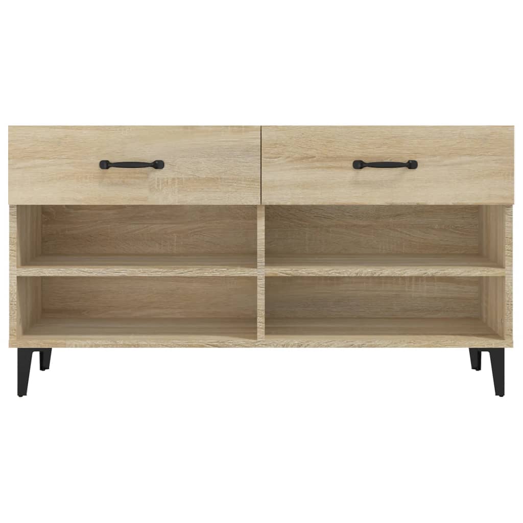 Schuhschrank Weiß 102x35x55 cm Holzwerkstoff