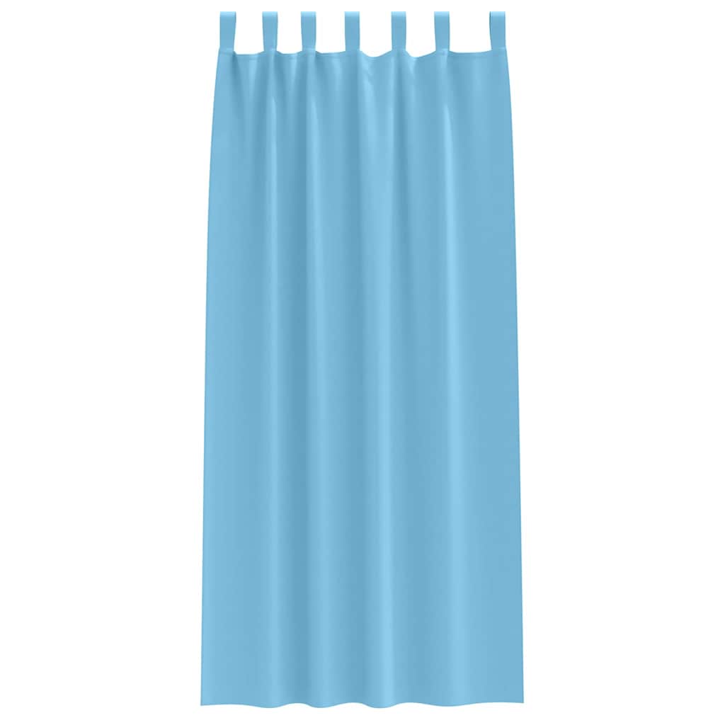 Verdunkelungs-Vorhänge mit Ringen 2 pcs Beige 140 x 140 cm