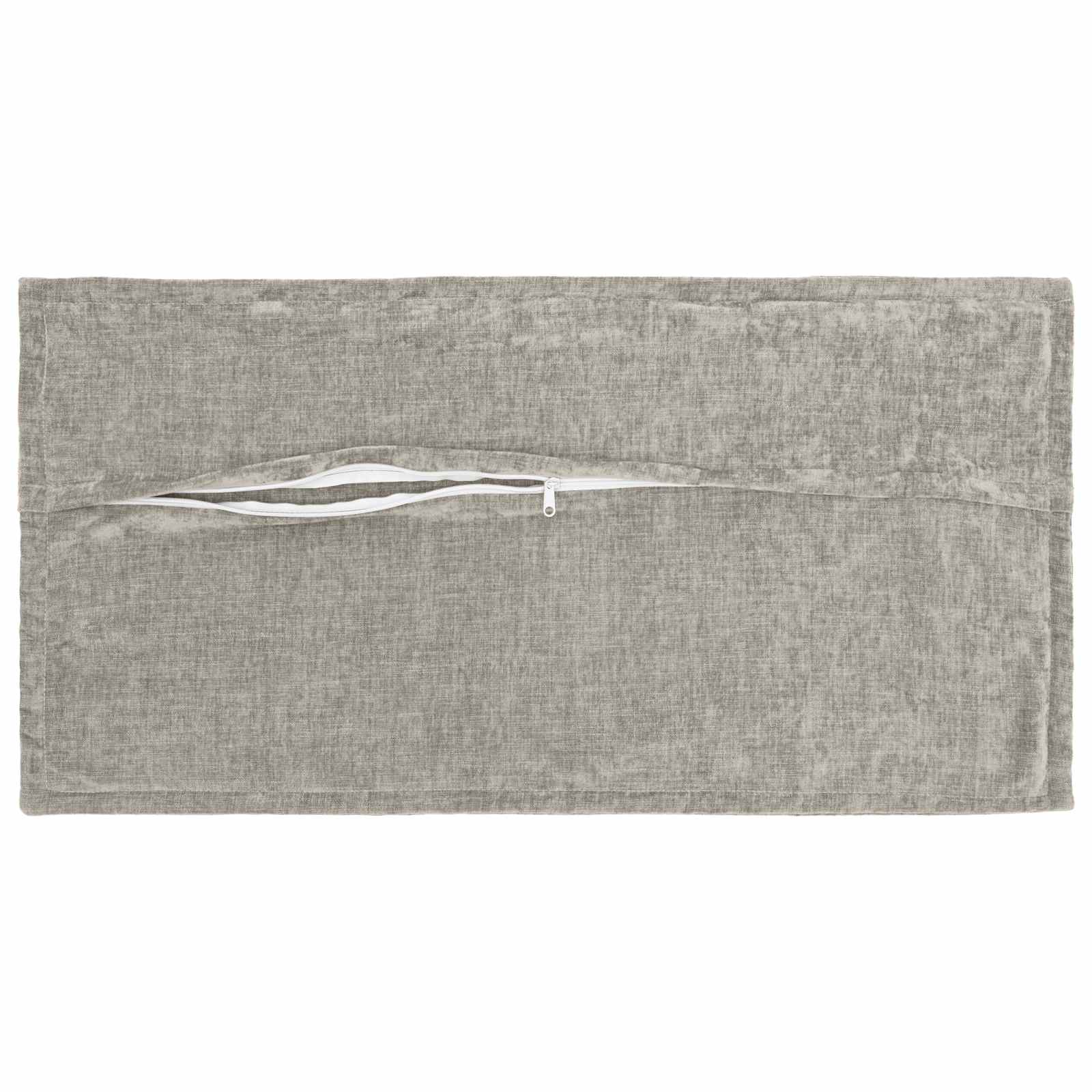 Kissenbezug 2 Stk. HOUTEN Dunkelgrau 30 x 30 cm Chenille-Stoff