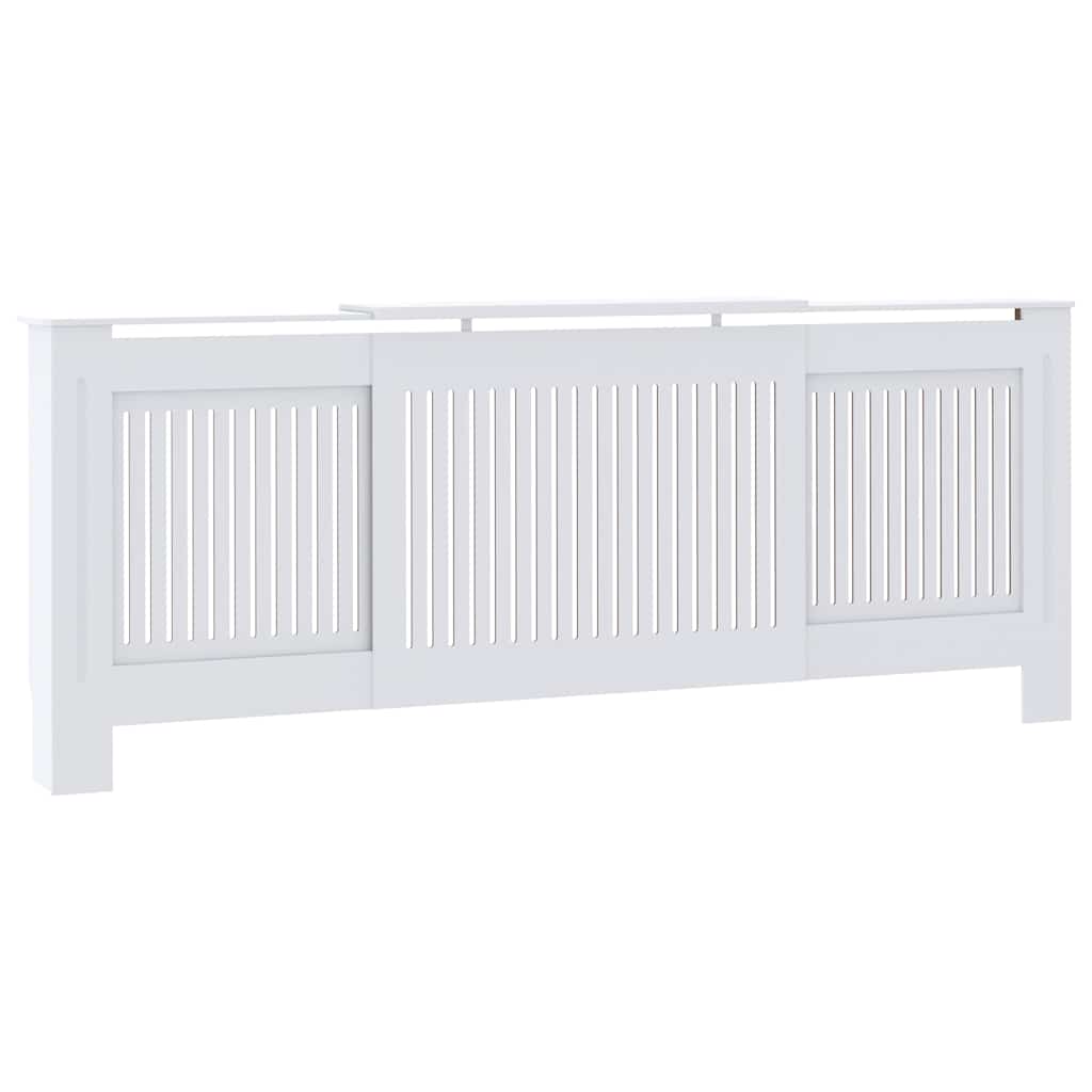 Holzwerkstoff Heizkörper-Abdeckung Heizkörperverkleidung 112 cm, weiß